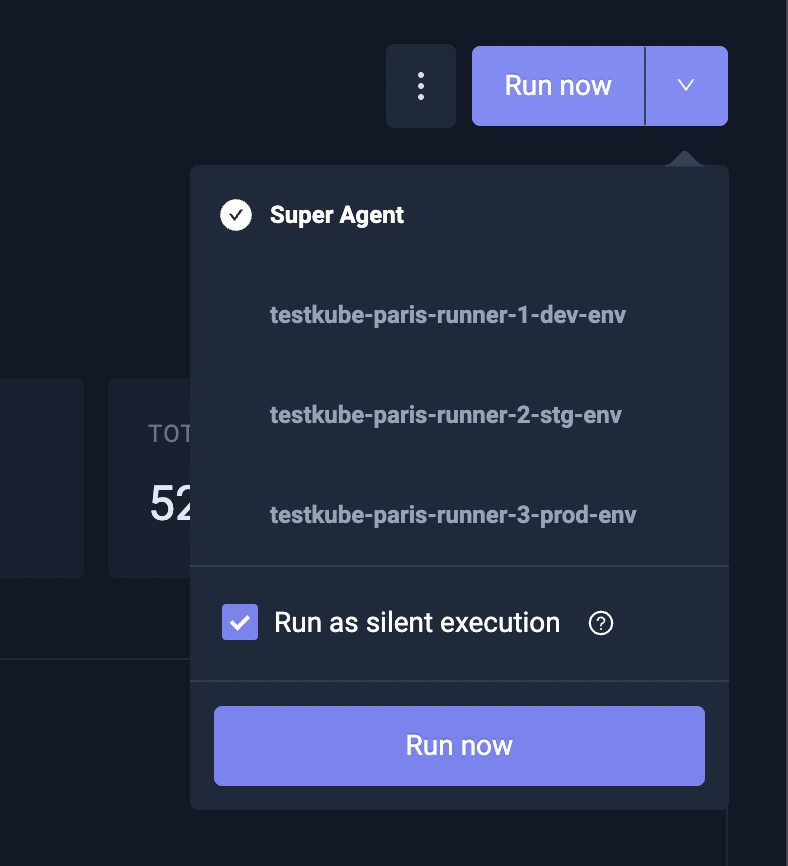 Run as silent execution